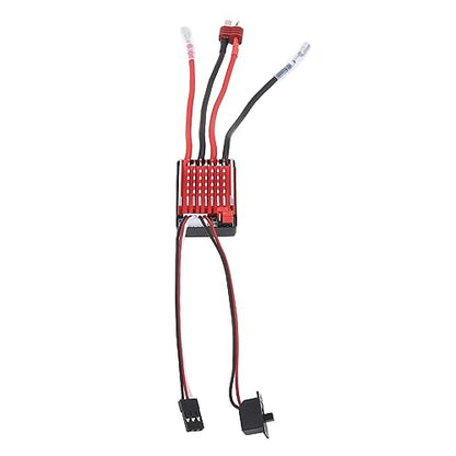RC Car 550 Motor 60A ESC Brushless Combo, Stable Performance Sensorless for 1 10 Scale Short Truck and Crawler RC, Copper Winding Efficient Cooling Aluminum Shell