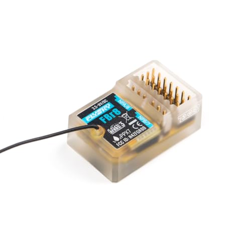 GoolRC Flysky FBr8 Receiver, 2.4GHz 8 Channel PPX7 Waterproof Receiver AFHDS 3 System Supports Single Bidirectional Transmission PWM/PPM/i-BUS2/S.Bus/i-Bus Output Long Antenna for RC Boat