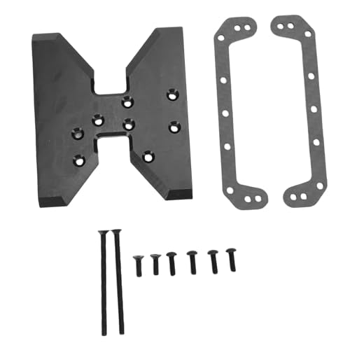 Replacement Chassis Skid Plate for Axial Capra RC Crawler | POM Carbon Fiber Transmission Gearbox Plate High Strength Lightweight