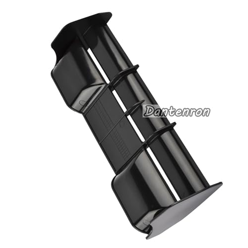 1/8 RC Car Force Rear Spoiler High Down Force Body Wing Tail Compatible with 1:8 Scale RC Off Road Short Course Truck Buggy Racing Car (Black) - color: Black