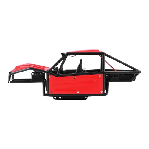 GLOBACT RC Body Shell Nylon Chassis Kit for 1/18 TRX4M (Red) - color: Red