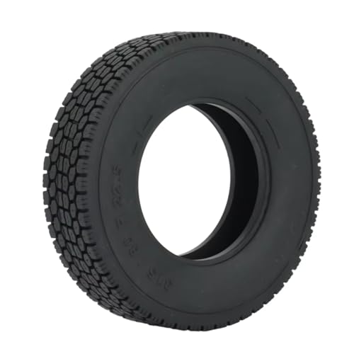 Compatible with Tamiya 1/14 RC Trailer Tractor Truck Upgrade Parts 4Pcs 1.55 Rubber Wheel Tires Tyre RC Assortment