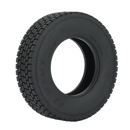Compatible with Tamiya 1/14 RC Trailer Tractor Truck Upgrade Parts 4Pcs 1.55 Rubber Wheel Tires Tyre RC Assortment