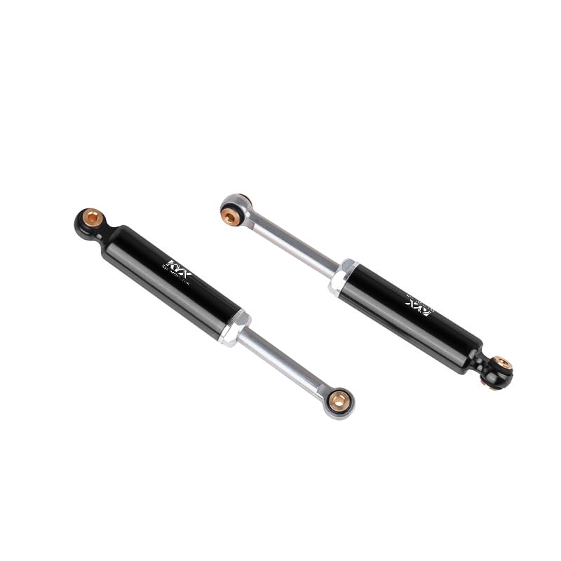 KYX Racing Aluminum Suspension Shock Absorber Inner Spring Shock 52mm Upgrades Parts Accessories for 1/24 RC Crawler Car Axial AX24 (4pcs), Black