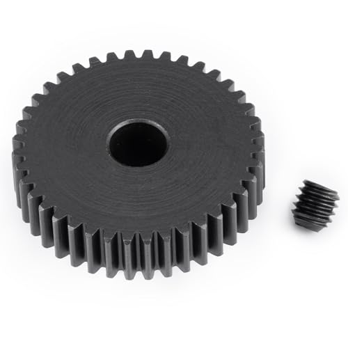 Steel 48P Motor Gear 5mm Bore 40T for 1/10 1/8 1/6 1/5 RC Buggy | Monster Truck Drift Car Off-Road Crawler Part Pinion Gears - size: 40T