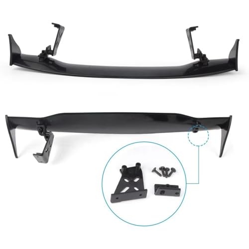 RC Modifications Spare Compatible with Tamiya 1/10 RC for Racing Drift Car Upgrade Parts 1set for Universal Rear Tail Spoiler Wing Mirror