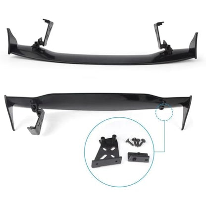 RC Modifications Spare Compatible with Tamiya 1/10 RC for Racing Drift Car Upgrade Parts 1set for Universal Rear Tail Spoiler Wing Mirror