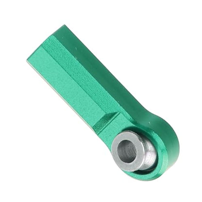 Asixxsix M4 Ball Joint Head, 4 Pcs Alloy Link Rod End with M4 Thread 7mm Diameter for RC Model Car Tie Rods Set (Green)