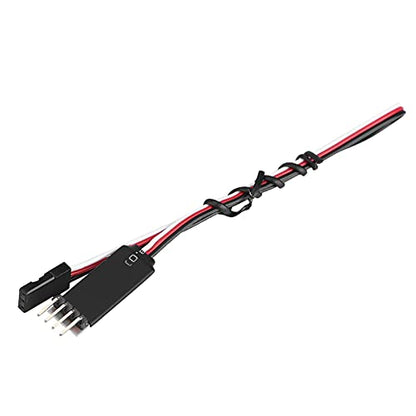 Pilipane 3 Channel Light Control System and Remote Control Car Light Switch, RC Car LED Lamp Control Panel, Boost Regulator for RC Lights
