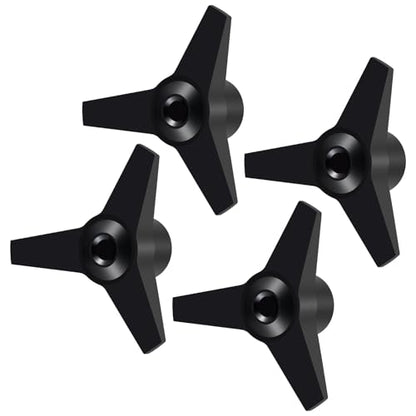 Anodized Aluminum Locknut Wheel Locking Nuts‌ Anti-Loose Nuts RC Truck Wheel Nut Set for 1/10 Scale Tamiya Clod Buster 4×4×4 RC Off-Road Car Truck Upgrades (Black) - color: Black