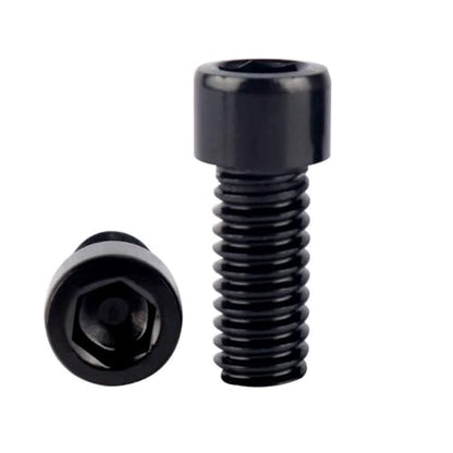 6Pcs Bike Screws M6x10 12 16 18 20 25 30 35mm Stainless Steel Socket Head Cap Allen Hex Bolt (Black, M6 x18mm) - color: Black, size: M6 x18mm