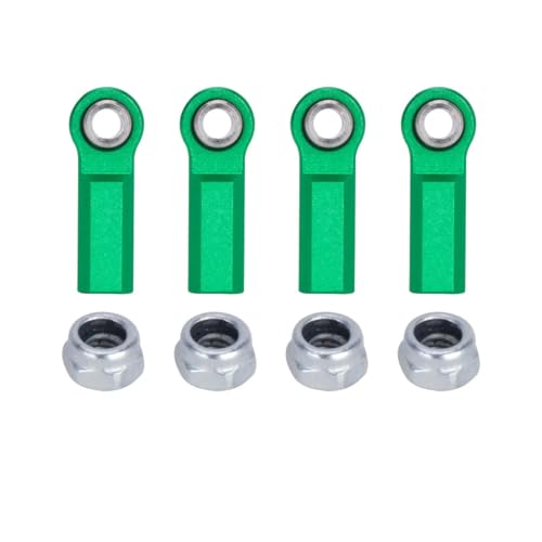 1/10 RC Crawler Rod Ends,4pcs M4 Aluminum Chassis Link Steering Rod Straight Rod Ends/Bend Rod Ends for 1/10 RC Crawler SCX10 TRX4 Capra VS4-10 Wraith (Straight 7mm G) - color: Straight 7mm G