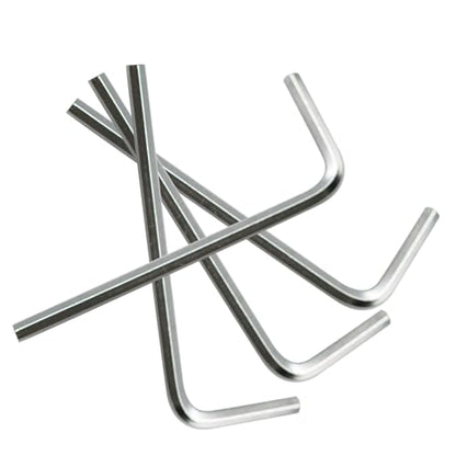 100Pcs 2mm Allen Wrench L-Shaped Hex Key Wrench Set, Metric Hexagon Head Replacement Tool for Furniture and Bike Repair - size: 2mm
