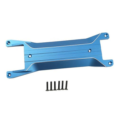 Aluminum Chassis Brace Plate for 1/16 Mini Maxx 4WD RC Truck (Blue) | Monster Truck,Upgrade Parts,CNC Machined,High Strength,Precision Fit,Lightweight,Durable Aluminum - color: Blue