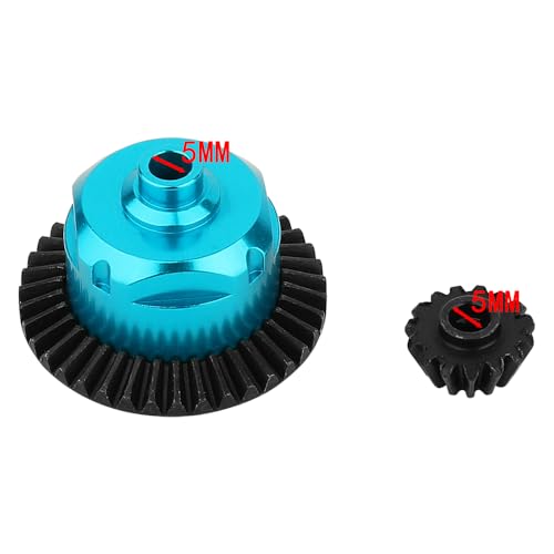 Metal Differential Gear Set for Tamiya TT-02 TT-02B TT02 TT02B 1/10 RC Toys Car Upgrade Parts (Blue) - color: Blue