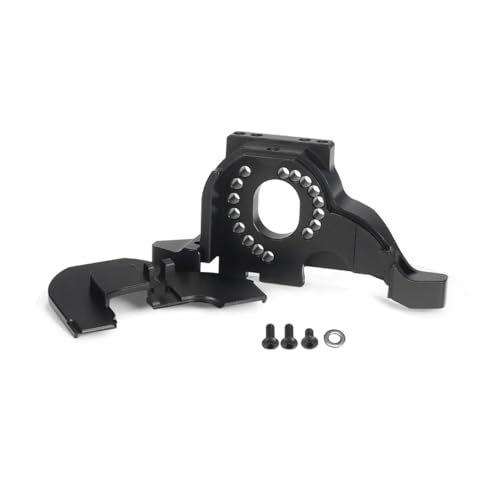 Aluminum Alloy Motor Plate Upper Spur Gear Cover for 1/10 RC Car Crawler TRX4 Chassis Bronco Defender Sport K5 TRX6 8290 Upgrade (Black Full Set) - color: Black Full Set