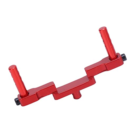 RC Body Post Mounts, CNC Machined Aluminum Alloy RC Front Mount Shell Column Compatible with SCX24 1/24 RC Cars Adhesivetapes Body Parts(Red¡ê?