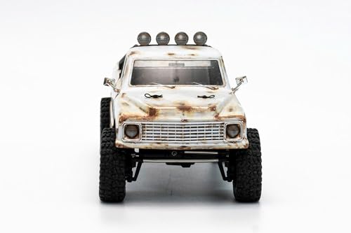 furitek FX118 Fury Wagon Ultimate Upgrade Kit Scale 1/18 RC Crawler RTR - Remote Control Car, RC Crawlers with High-End Upgrades Ready to Install for Adults (White (TT-0022)) - color: White (Tt-0022)