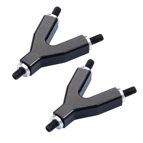 2PCS Aluminum Tie Rod Head Y-Link Mount Suspension Linkage | Upgrade Parts, For 1/10 Axial SCX10, RC Crawler Car