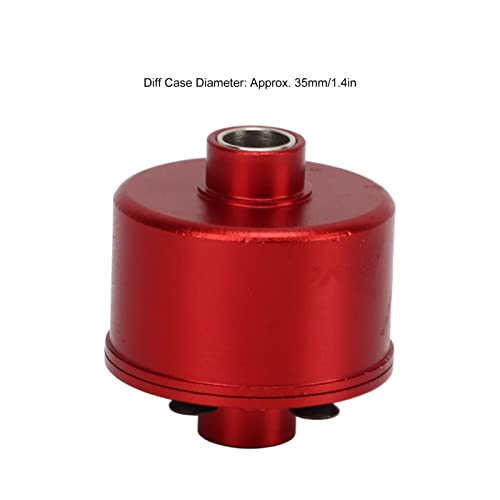 ARRMA 3S 4S 1/10 Differential Case, Aluminum CNC Machined Differential Housing Set, Hardened Lightweight Metal Upgrade for 1/10 RC Cars, Improves Heat Dissipation & Smooth Operation