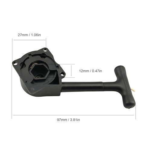 RC Nitro Engine Pull Starter R020 for HSP Redcat Himoto Vertex VX | 12mm One-Way Bearing,R025 Hex Nut,1/10,.16 .18 .21,CXP SH,Nitro Engine,Easy Start,Durable Construction