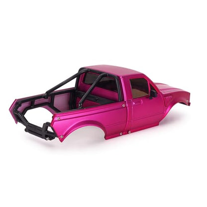 INJORA IR60-24 Body for SCX24 C10 Bronco Wrangler Base Camp 4Runner (Pink) - color: Pink
