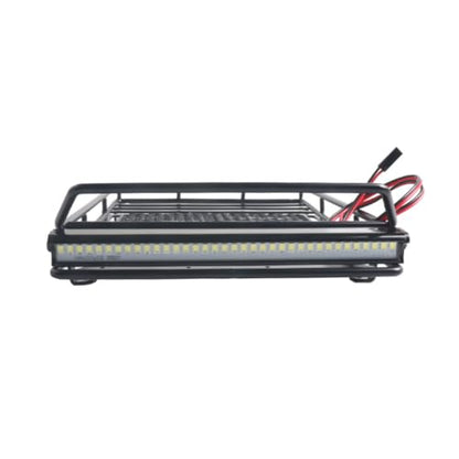 PartyKindom Rc Crawler Car Roof Luggage Holder Rack Storage Shelf Car Luggage Bracket Light Practical and Lightweight - size: 24.80X14.10X2.30CM