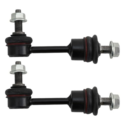 TRQ Rear Driver and Passenger Side Sway Bar Link Set 2 Piece Compatible with 2016-2019 Kia Sorento 2019-2021 Hyundai Santa Fe - style: PSA27969