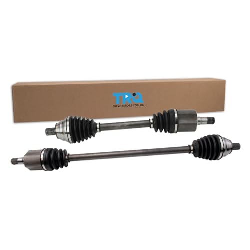 TRQ Front Driver and Passenger Side CV Axle Assembly Set 2 Piece Compatible with 2012-2013 Volkswagen Beetle Automatic Transmission 2014 Beetle 2.5L Automatic Transmission - style: CSA55708