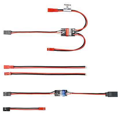 RC Cars Light Contoller Switch and Remote Controlled on/Off Electronic Switch Relay Bundle for Car Truck Boat LED Light Drone