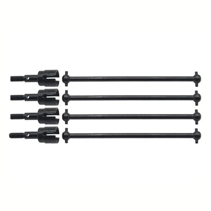 RC Car Drive Shafts Compatible with HSP 94111 94108 94170 1/10 RC Car Parts 4Pcs Steel Dogbone Drive Shaft & Wheel Axle Replacement 08029 02033
