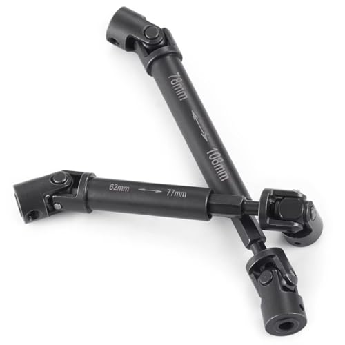 For Axial UTB18 For Capra 1/18 RC Car For Buggy Truck Model Upgrade Accessories Parts 2Pcs Steel Transmission Drive Shaft Joint RC Car Transmission Shaft