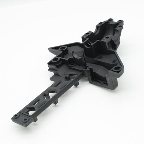 Plastic Rear Wave Box Gearbox Shell Assembly Replacement RC Parts for WLtoys 124008 124010 1/12 4WD RC Car - color: Rear Gearbox Shell Assembly