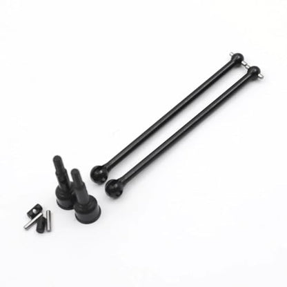 Compatible with Rlaarlo for Omni for Terminator 1/10 RC Car Upgrade Parts Accessories 2pcs Metal Drive Shaft CVD RC Car DriveShafts