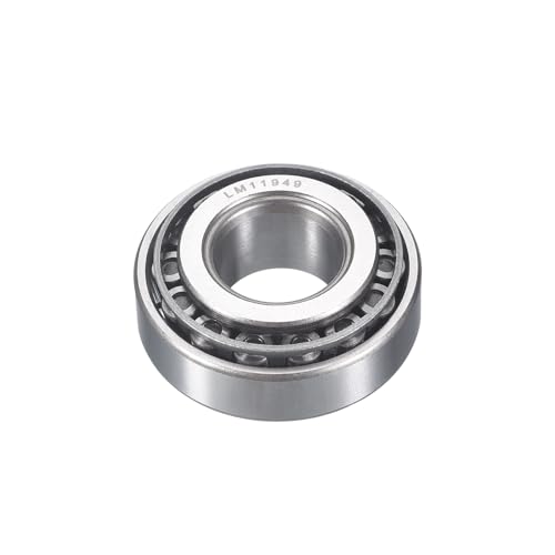 LM11949/10 Tapered Roller Bearing Cone and Cup Set | 0.75" Bore 1.781" OD 0.655" Cup Width, Chrome Steel Taper Bearings Set, ABEC-3 - size: LM11949/LM11910