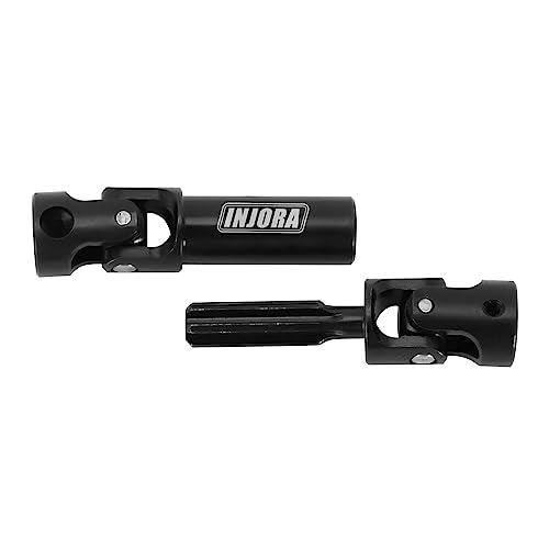 INJORA Hardened Steel D-Shaped Hole Drive Shafts for TRX4M Defender Bronco