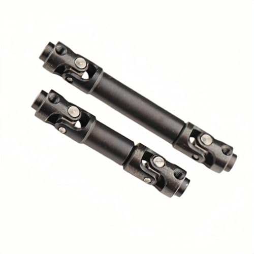 Aimrock 1-Set Steel RC Drive Shafts Upgrades for 1/30 Axial SCX30 RC Crawler (Black) - color: Black