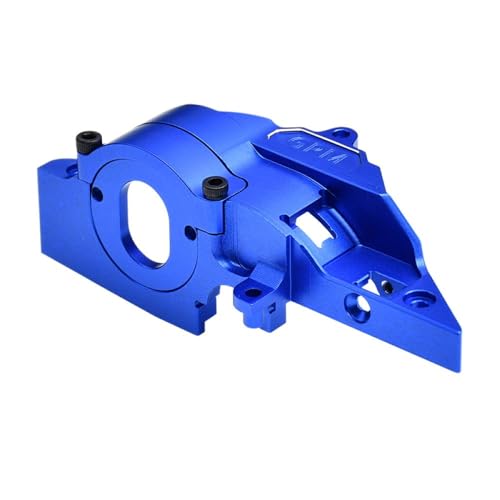 Aluminum 7075 Alloy Adjustable Gear Rotation Quick Release Motor Base for Traxxas 1:16 Mini Maxx 4WD 107154-1 / Mini XRT VXL-3S 108076-1 Monster Truck Upgrades - Blue