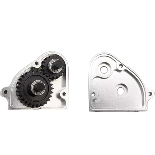 for MN128 MN86 MN86S MN86K MN86KS for MN G500 1/12 Metal Transmission Gearbox Transfer Case RC Crawler Car Upgrade Parts RC Car Repair Kit(Silver) - color: Silver