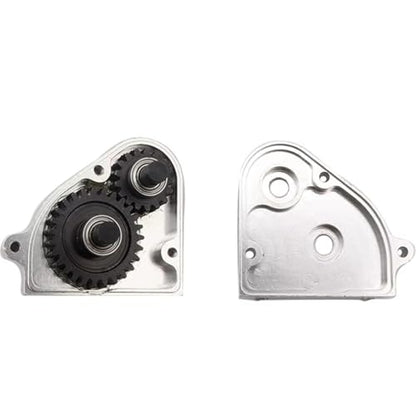 RC Upgrade Accessories for MN128 MN86 MN86S MN86K MN86KS for MN G500 1/12 Metal Transmission Gearbox Transfer Case RC Crawler Car Upgrade Parts(Silver) - color: Silver