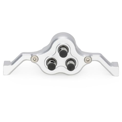 70mm Width Transfer Case with Reverse Shaft,CNC Aluminum Gearbox for 1/10 RC Crawler SCX10 MOA 1.9 Shafty LCG Chassis Cheater Rigs Comp Build Upgrade Parts (Silver) - color: Silver