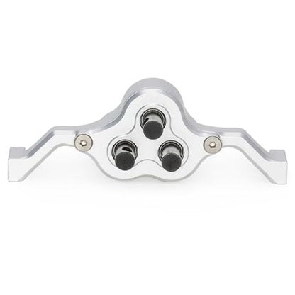70mm Width Transfer Case with Reverse Shaft,CNC Aluminum Gearbox for 1/10 RC Crawler SCX10 MOA 1.9 Shafty LCG Chassis Cheater Rigs Comp Build Upgrade Parts (Silver) - color: Silver