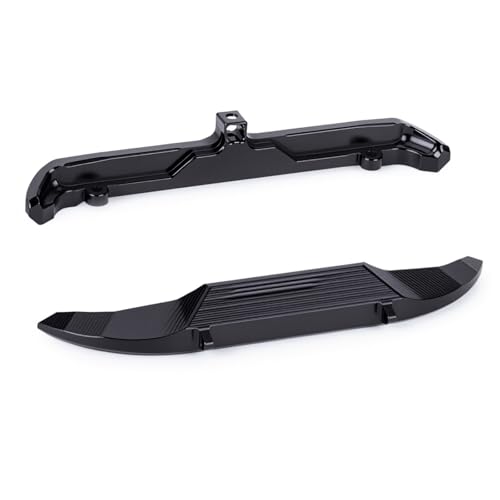 Front Rear Bumper - CNC Aluminum Bumper for Axial SCX30 Bronco 1/30 RC Crawler Upgrades (Black) - color: Black