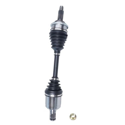 Detroit Axle - Front Left Steering Knuckle CV Axle for 2006-2009 | Ford Fusion Mercury Milan, 2006 Lincoln Zephyr, Driver Side CV Axle Shaft Steering Knuckle & Wheel Bearing Hub Replacement - size: 2UX47645/Pair