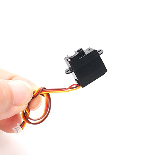 2PCS 2g 3.7/4.2/5V Micro Digital Servo Motor High Torque Steering Gear with JST/Dupont Interface RC Airplane Kit for Model Robot Helicopter Boat Car Fixed Wing Drone - color: 2pcs Jst Plug DC 3.7v