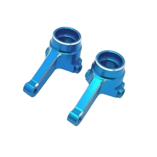 for LC PTG-2 PTG-2R 1/10 Metal Front Steering Cup Rc for Racing Model Crawler Car Truck for Buggy Upgrade Accessories RC Steering Knuckles Cup(Blue) - size: Blue