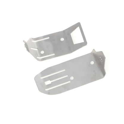 LCX Racing 1/14 RC Crawler Car Stainless Steel Chassis Guard Skid Plate Guard for Arrma 1/14 Truck Typhon Grom ARA2106, Upgrades Parts Accessories