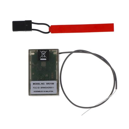 SR3100 Receiver 2.4GHz 3-Channel Receiver for 1/18 Scale Remote Controlled Car and Boat Stable Accurate Control for Car Boat Vehicle Models