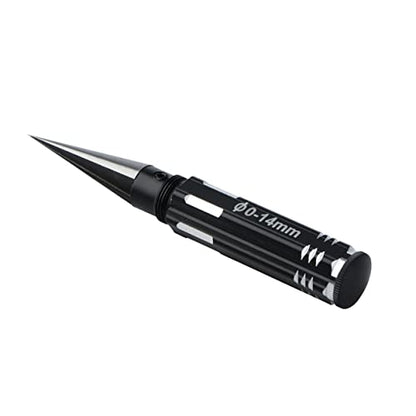 Hemoton 1pc Rc Aircraft Hole Opener Reamer Tool for Car Shells Lightweight Steel Design for Easy Use High Strength Material for Reduced Wear for DIY Model Repairs Black