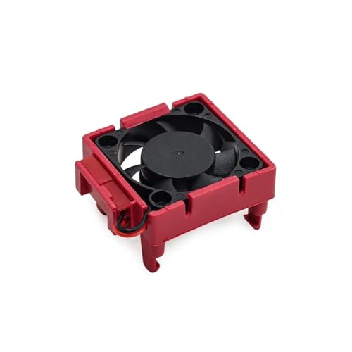 RC Car Replacement for Stampede for Slash 2WD 4X4 for VXL for VXL-3S Velineon ESC Heat Sink Cooling Fan Remote Control Car Parts Accessories(Red) - color: Red